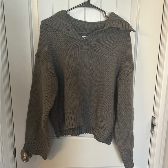 ASOS Sweaters - Grey button sweater from ASOS